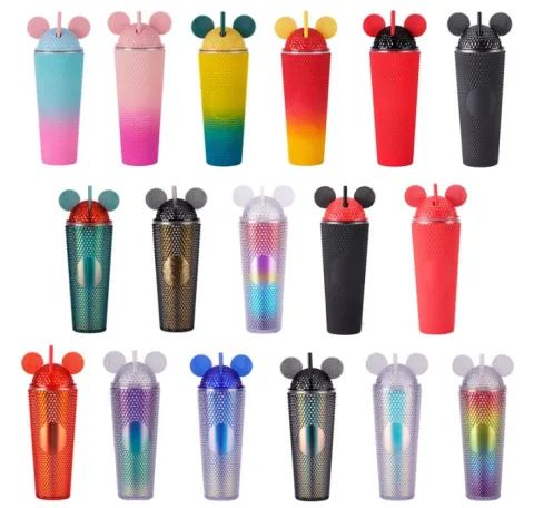 Drinking straw cup